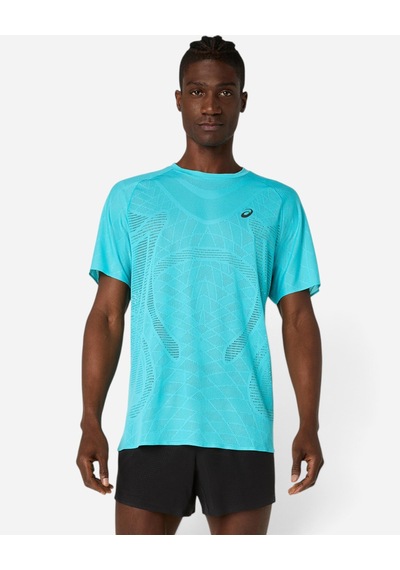 Asics Metarun Ss Top Erkek Energy Aqua Kısa Kollu Tshirt 2011d510-401