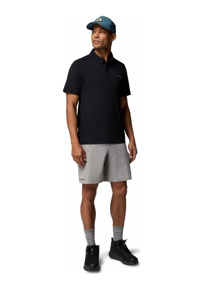 Columbia Diamond Peak Pro Erkek Kısa Kollu Polo Tişört-9220 Siyah