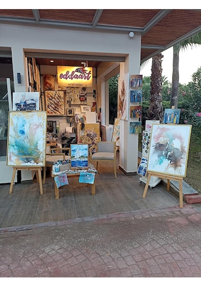 Yelkenli Dokulu 30x40 Akrilik Tablo