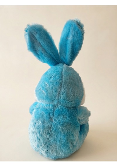 Peluş Pullu Tavşan-50 Cm Mavi
