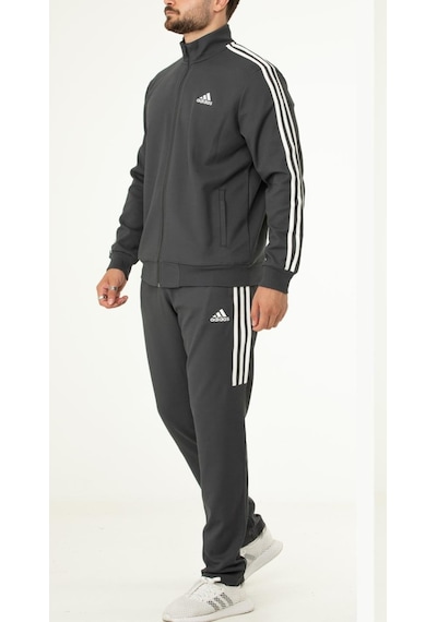 Adidas Ea-4264 Battal Beden Cotton Erkek Eşofman Takımı Antrasit