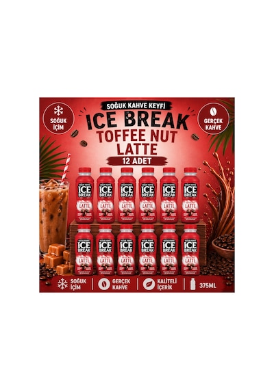 İce Break Coffe Nut Fındıklı Soğuk Kahve 12 Adet Diğer