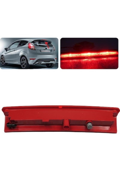 Ford Fiesta Arka Stop Lambası Bagaj Üstü Led Kırmızı 2008-2018