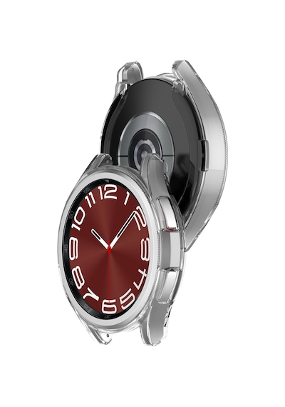 Samsung Galaxy Uyumlu Watch 6 47mm Kasa Ekran Koruyucu 360 Tam Koruma Kılıf Kapak