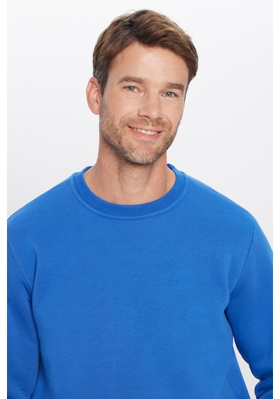 Tudors Unisex Oversize Geniş Kesim Pamuklu Yumuşak Dokulu Polarlı Basic Saks Mavi Bisiklet Yaka Sweatshirt-31937 Saks Mavi Tudors Unisex Oversize Geniş Kesim Pamuklu Yumuşak Dokulu Polarlı Basic Saks Mavi Bisiklet Yaka Sweatshirt-31937 Saks Mavi