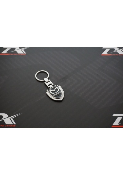 Mazda Uyumlu Logo Krom Metal Çift Yön Anahtarlık New Style