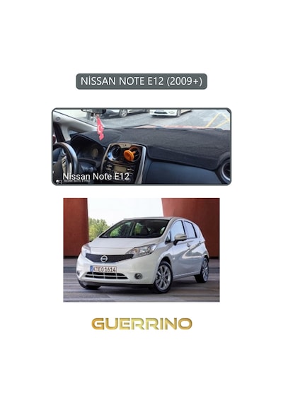 Nissan Note E12 2009+torpido Koruma Halısı Gri Kenar