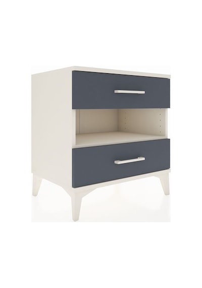 Hyperion Komodin Tek Raflı 2 Çekmeceli 60x44x64 Aytaşı-antrasit Aytası