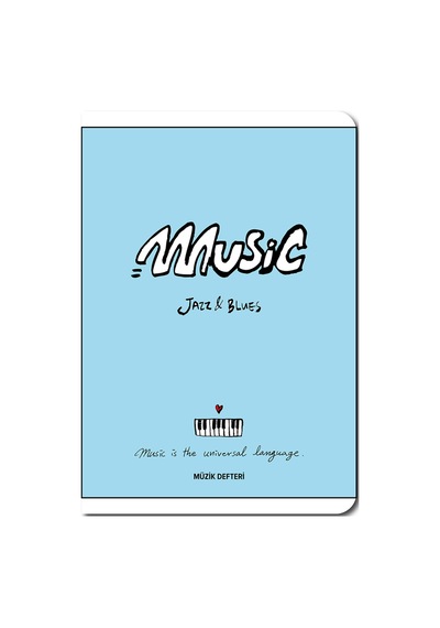 Meteksan A4 30 Yp Arya Pp Kapak Büyük Müzik Defteri