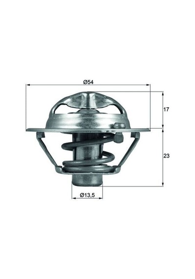 Termostat - Dacia Jogger - Mahle-tx11882d