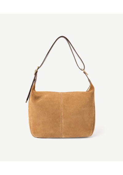 Yargıcı Ayarlanabilir Saplı Süet Çapraz Çanta 26kkcn3038x 008 Camel