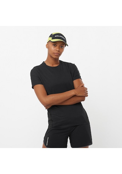 Salomon Salomon Sense Aero Kadın Siyah Koşu Tişört 27180 Siyah