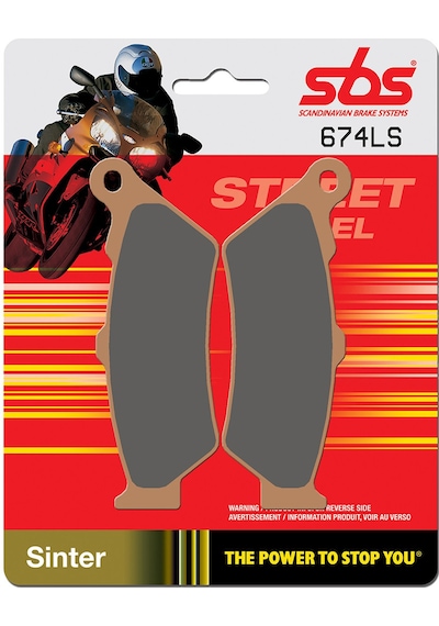 Bmw R Gs Adventure 1250 2019 - 2021 Sbs 674 Ls Arka Fren Balata