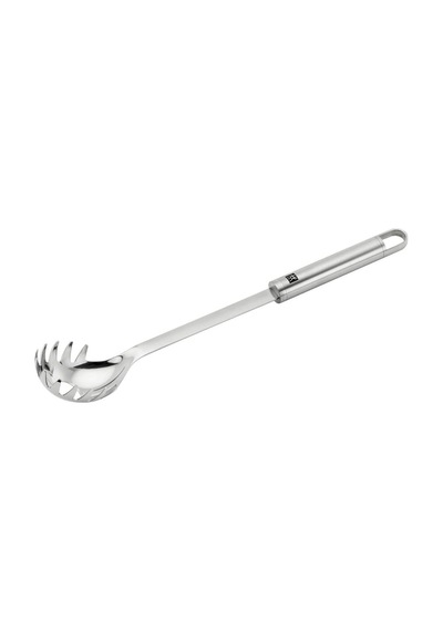 Makarna Kepçesi Metalik Gri 18 10 Paslanmaz Çelik 33 Cm