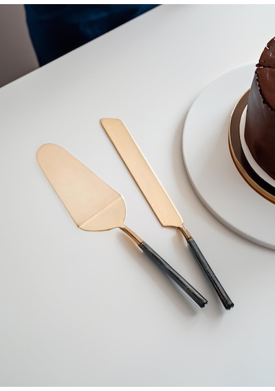 The Mia Dark Pasta Servis Takımı 2 Parça