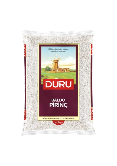 Duru Baldo Pirinç 2 Kg - 3 Adet Tarı