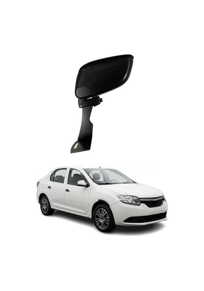 Renault Thalia / Symbol 2013-2021 Uyumlu Kolçak Kol Dayama Siyah Suni Deri Araca Özel