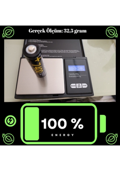 2 Adet 18650 Pil 7400 Mah 3,7v 13,32 Wh Şarjlı Lion Pil Kaliteli Tasarım Kalem Pil Değildir