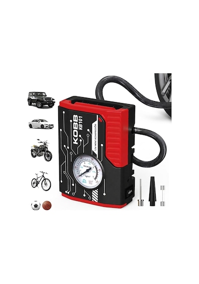 Kobb Kb101 12volt 100 Psı Analog Göstergeli Lastik Şişirme Hava Pompası