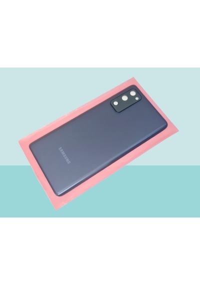 Samsung Galaxy S20 Fe Uyumlu Arka Kapak Batarya Kapağı - Siyah - Full Lensli Çok Renkli