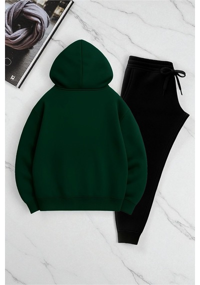 Uyguntarz Unisex Vintage Eşofman Takımı Yeşil
