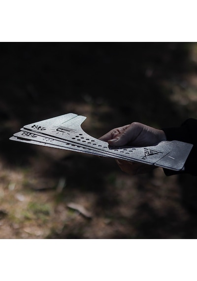 Kamp Ayısı Ottomanfire Bushcraft Jel Yakıtlı Osmanlı Ocağı Gri