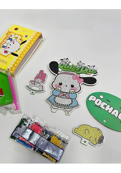 Sanrio Karakterleri Elmas Boyama Seti Pochacco, My Melody & Pom