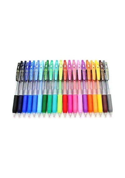Zebra Sarasa Clip 0.7 MM Basmalı Jel Kalem Siyah