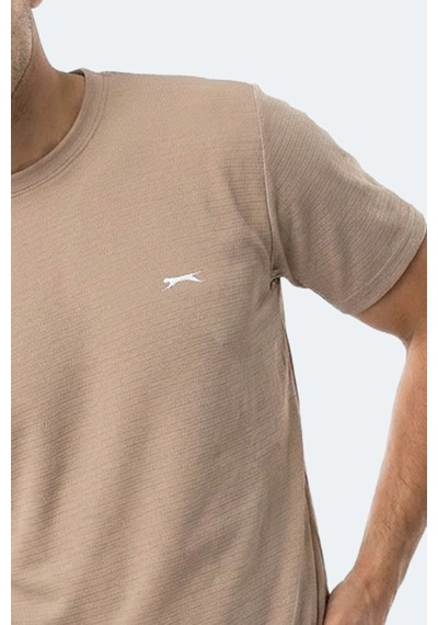 Slazenger Hugger Erkek Vizon Tişört