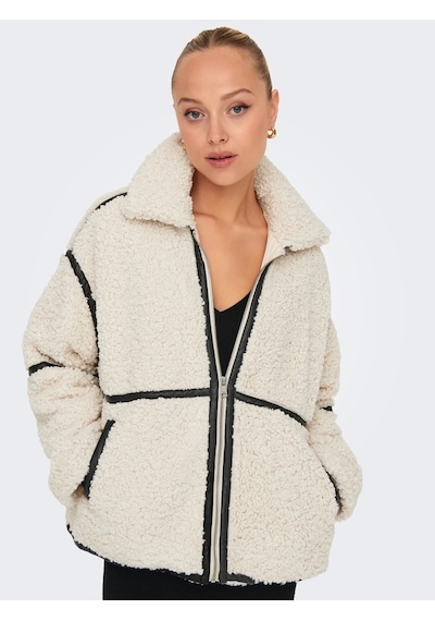 Only Onlparıs Teddy Jacket Lıfe Otw Cs Kadın Beyaz Mont - 15322440