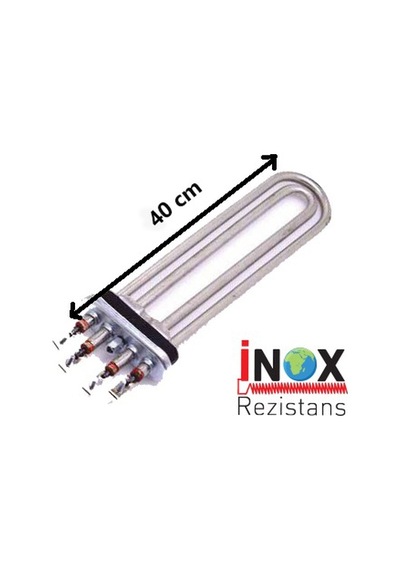 İkili Çamaşır Makinası Rezistansı 40 Cm 2000+2000=4000 Watt