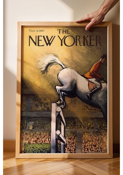 The New Yorker Çerçeveli Tablo November 9 1957