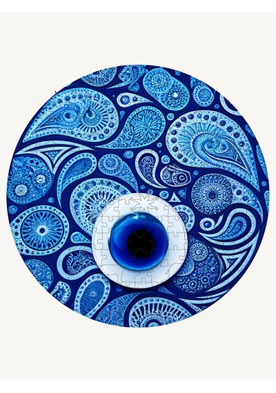 Ncpuzzles Nazar Boncuğu - 39 Cm X 39 Cm, Yapboz