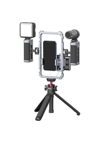 Ulanzi Telefonlar Için Universal Vlog Metal Cage Çerçeve