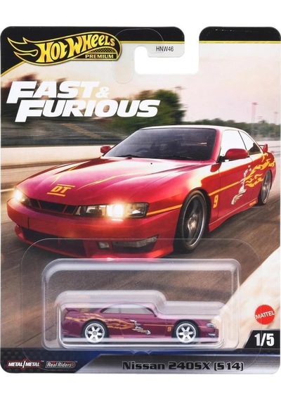 Hot Wheels Fast-furious Premium Araba Nıssan 240sx S14 Hnw46 - Jbl99 Çok Renkli