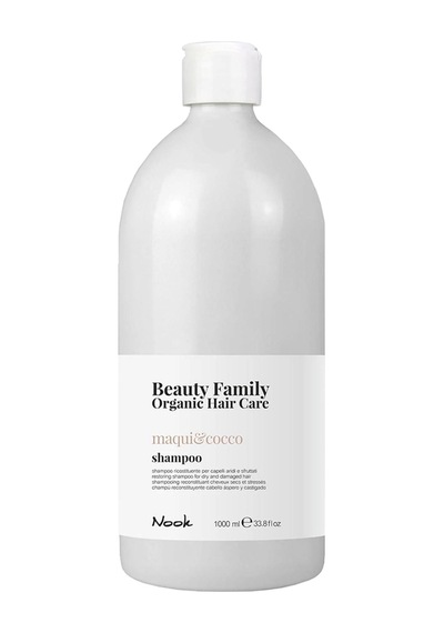 Nook Beauty Family Kuru Yıpranmış Saçlara Maqui Hindistan Cevizi Özlü Nemlendirici Onarıcı Şampuan 1000ml