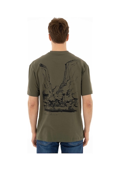AR-MA Arma Erkek Oversize Bisiklet Yaka Tişört Y25344403101 001