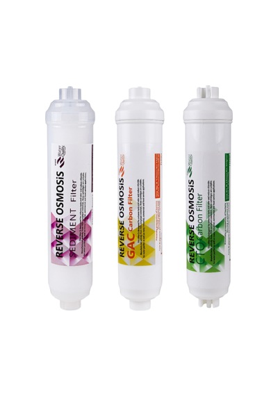 Kapalı Kasa Reverse Osmosis Su Arıtma  3 Lü Ön Filtre