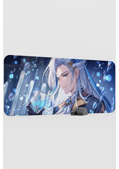Neuvillette Genshin Impact Anime Gacha V3 - 90x40 Xxl Gaming Mouse Pad Fare Altlığı