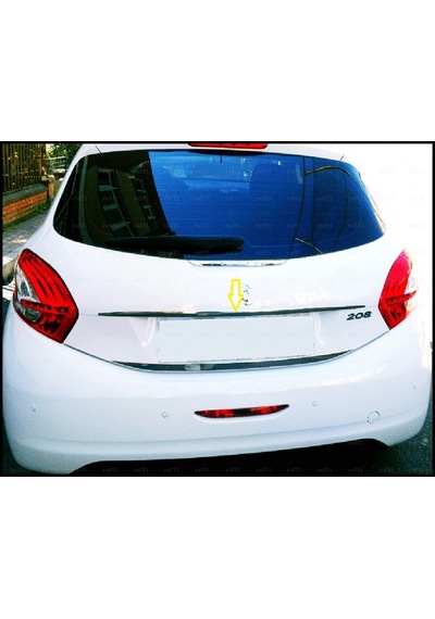 Ebal Otomotiv Peugeot 208 Krom Bagaj Çıtası 2012 üzeri P.Çelik