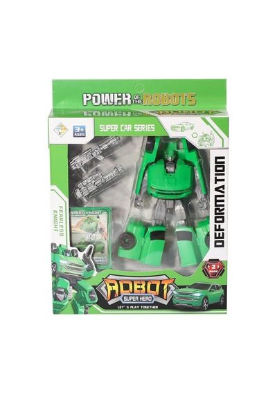 Hy-8877 Dönüşebilen Transformers Kartlı Araba Çok Renkli