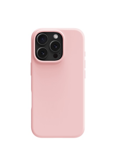 Apple Uyumlu iPhone Buff 16 Pro Max Magsafe Rubber Fit Silikon Kılıf Lightpink