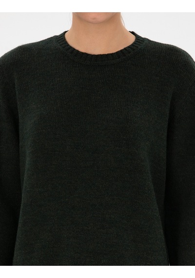 Pierre Cardin Kadın Koyu Yeşil Kazak /triko 50316310-vr079 Koyu Yeşil
