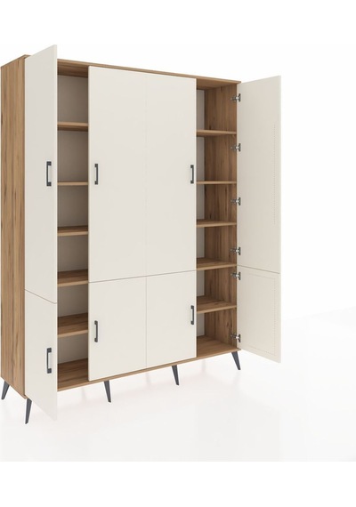 Hyperion Gardrop 10 Raflı 8 Kapaklı 176x44x221 Çam-aytaşı/çam Aytaşı/çam Hyperion Gardrop 10 Raflı 8 Kapaklı 176x44x221 Çam-aytaşı/çam Aytaşı/çam