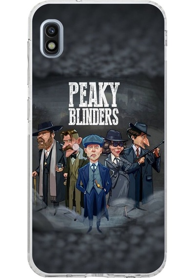 Samsung Galaxy A10 Uyumlu Şeffaf Kılıf Peaky Blinders Tasarımlı