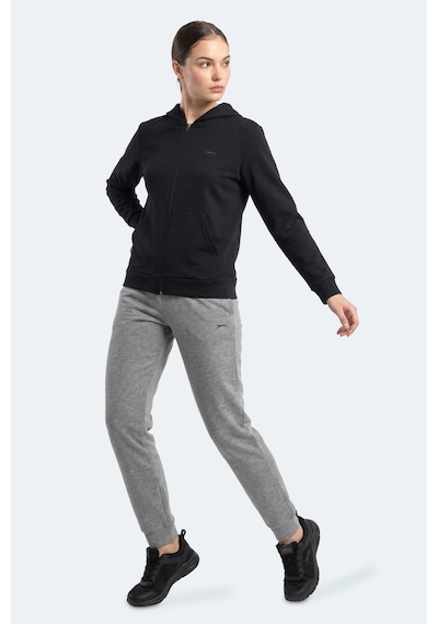 Slazenger Sera I Kadın Fermuarlı Lacivert Sweatshırt