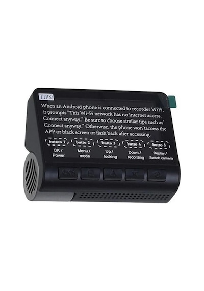 Araç Çift Kamera Seti Wi-fi Dvr 4k Ultra Hd Ön Arka Geniş Açı Akıllı Telefon Bağlantısı Gps Takibi 256gb Sd Kart Twogo Go-4k Gps