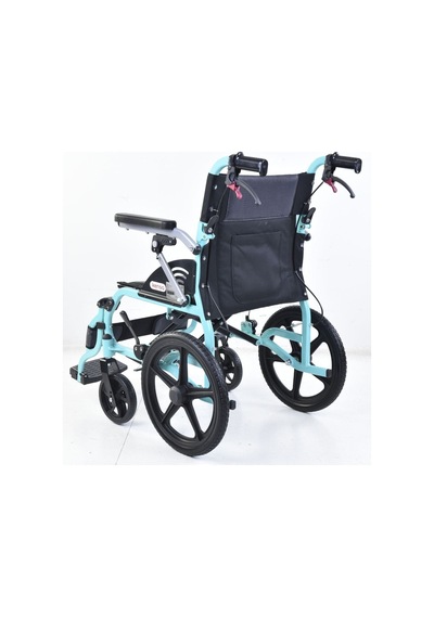 K-180 Alüminyum Transfer Sandalyesi Katlanabilir Ekstra Hafif Transfer Sandalyesi 120 Kg Taşıma