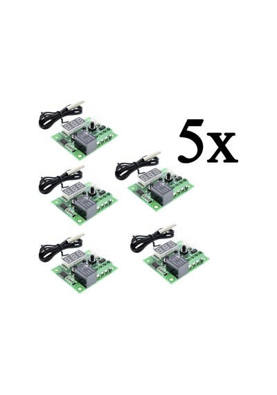 Diyotlab 5 Adet Dijital Termostat 12v Akvaryum Kuluçka Buzdolabı