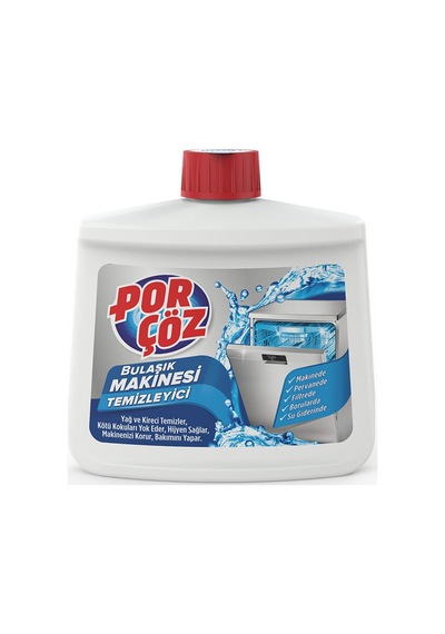 2 Adet Porçöz Bulaşık Makinesi Temizleyici 250 Ml